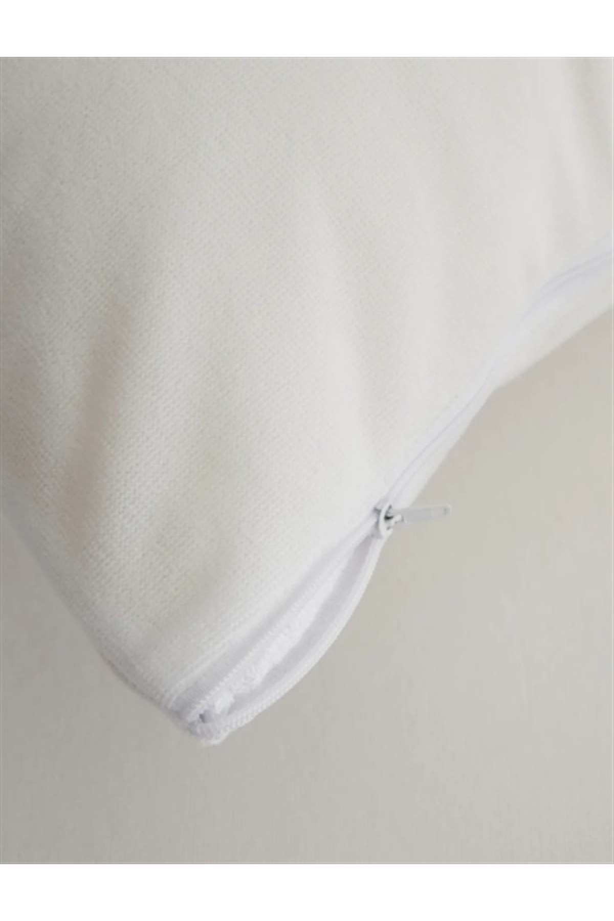 Mrs Gugar 2'li Su Geçirmez Yastık Alezi - Pamuklu Havlu Yüzeyli, 50x70 cm, Beyaz