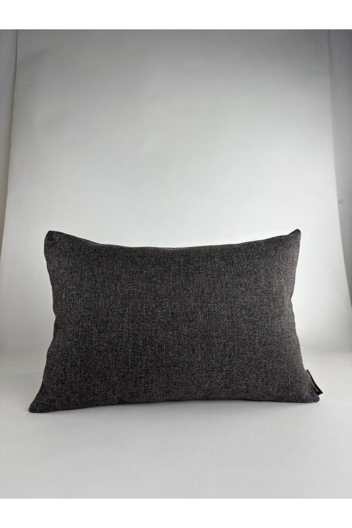 Mrs Gugar Astana Serisi 35X50 Keten Kırlent Kılıfı Kahverengi Dekoratif Yastık Kılıfı