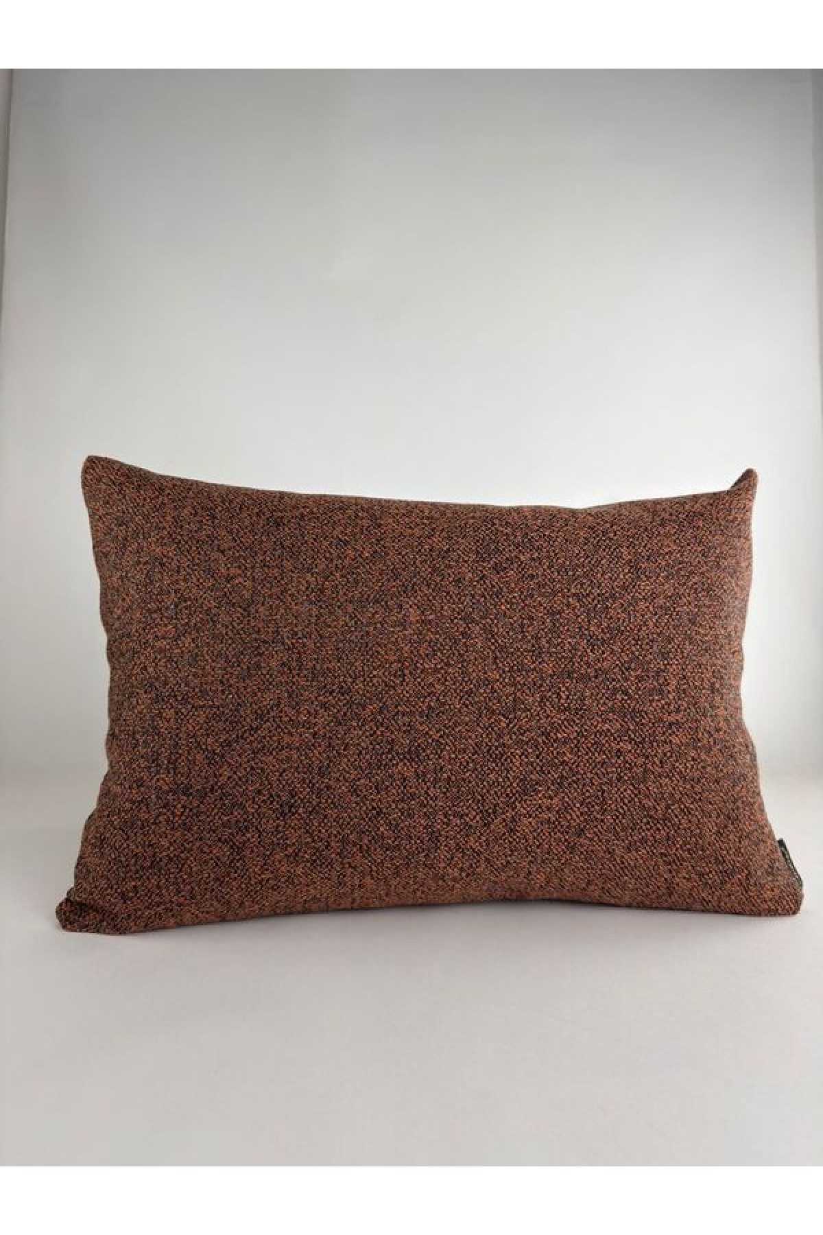 Mrs Gugar Astana Serisi 35X50 Keten Kırlent Kılıfı Kiremit Melanj Dekoratif Yastık Kılıfı