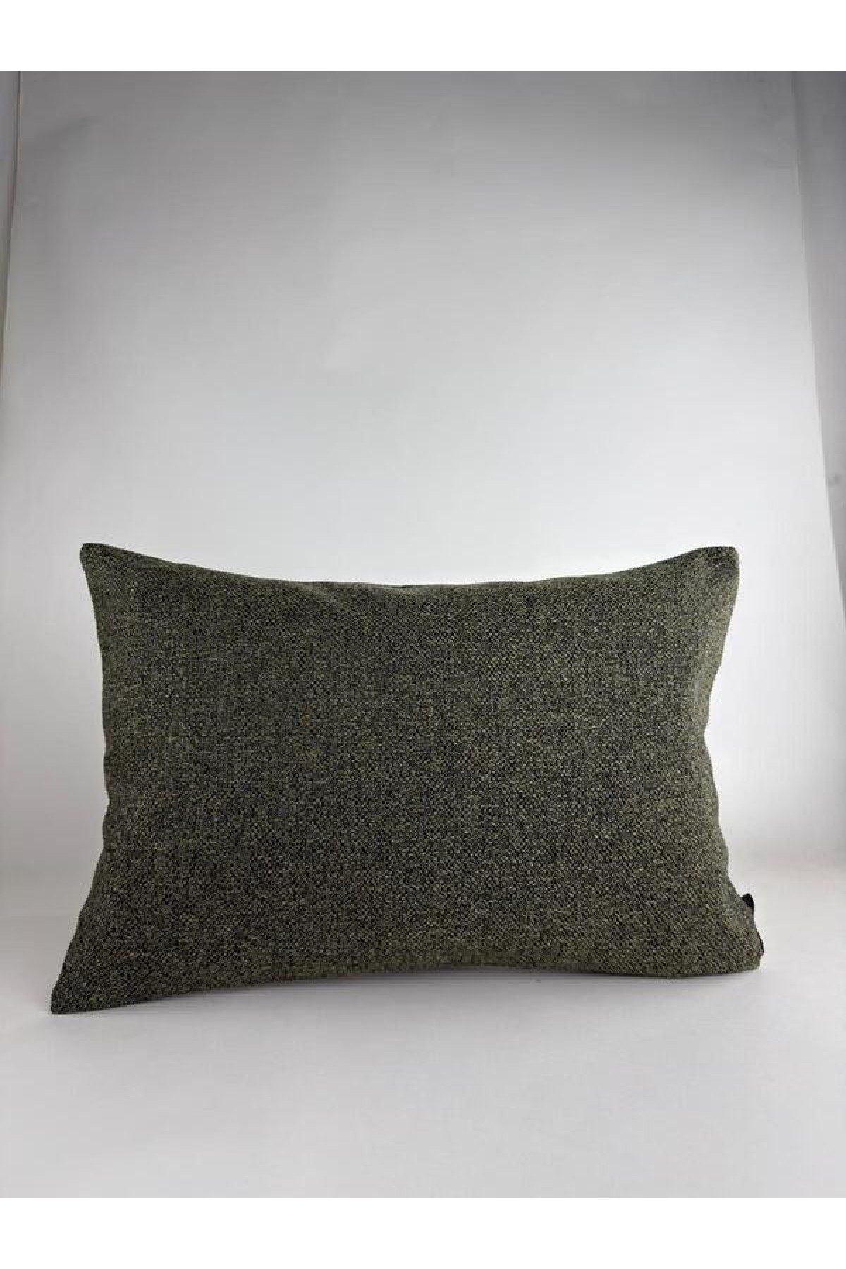 Mrs Gugar Astana Serisi 35X50 Keten Kırlent Kılıfı Zeytin Yeşili Dekoratif Yastık Kılıfı