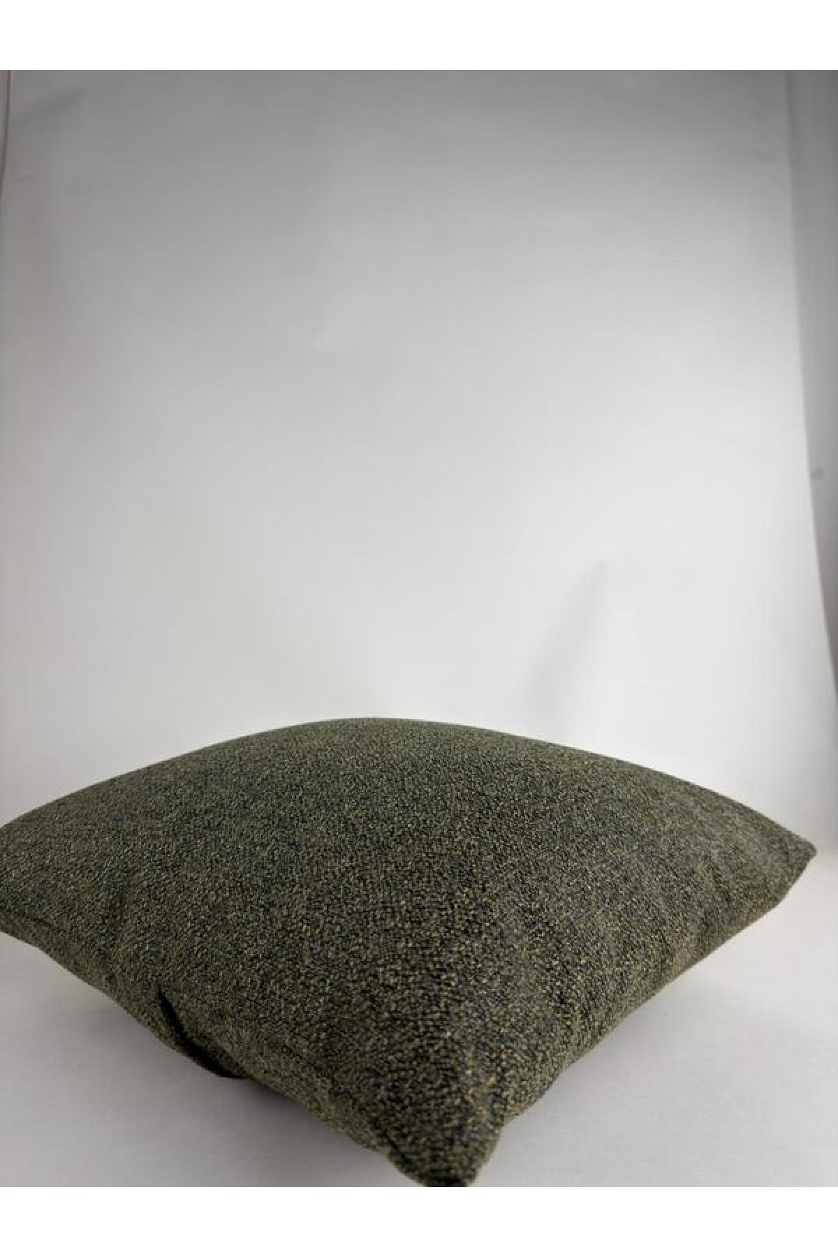 Mrs Gugar Astana Serisi 35X50 Keten Kırlent Kılıfı Zeytin Yeşili Dekoratif Yastık Kılıfı