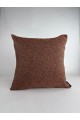 Mrs Gugar Astana Serisi 43x43 Keten Kırlent Kılıfı Kiremit Melanj Dekoratif Yastık Kılıfı