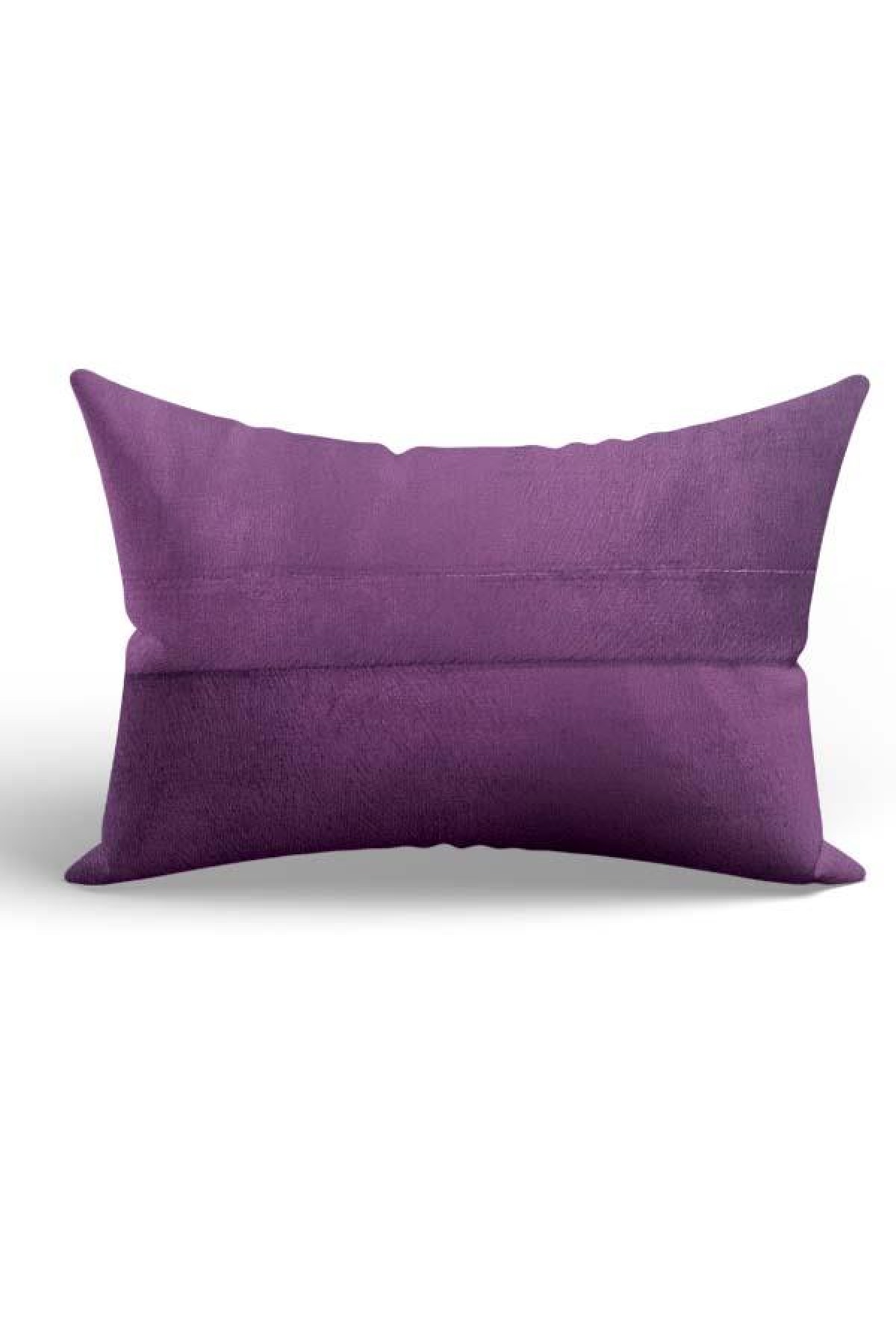 Mrs.Gugar Mor Dikdörtgen Kırlent Kılıfı