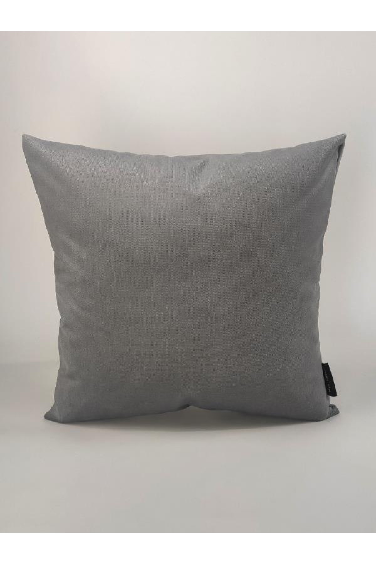 Mrs.Gugar Gri Kare Kırlent Kılıfı