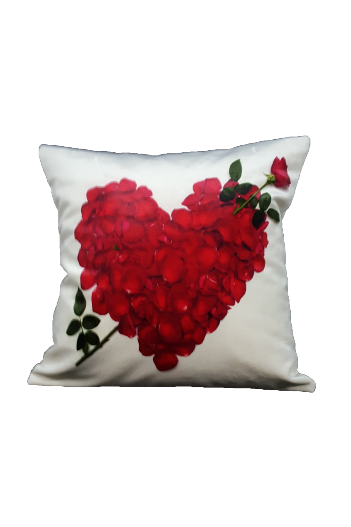 Mrs.Gugar Kırmızı Kalp Kırlent Kılıfı