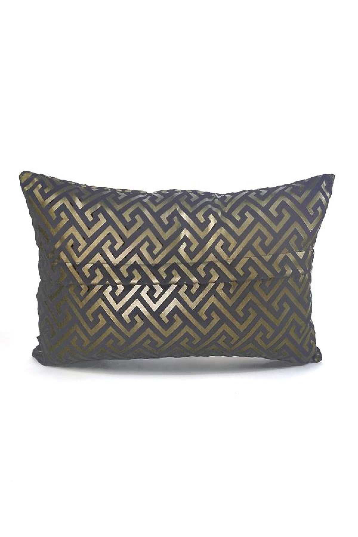 Mrs.Gugar Luxury Antrasit Dikdörtgen Kırlent Kılıfı