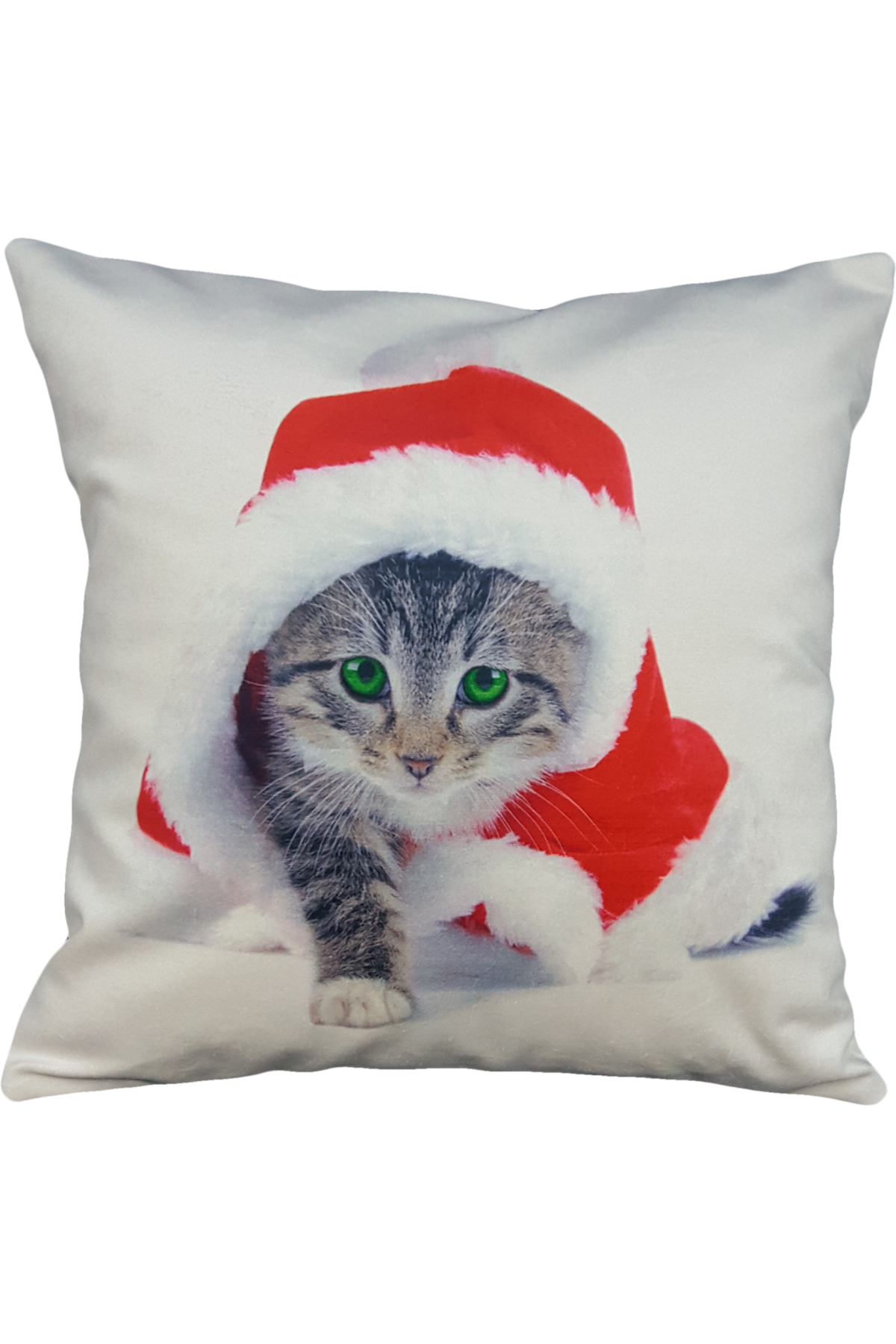 Mrs.Gugar Noel Kedi Kırlent Kılıfı