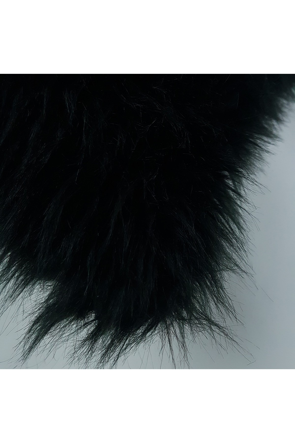 Mrs.Gugar Peluş Kırlent Kılıfı Siyah