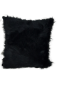 Mrs.Gugar Peluş Kırlent Kılıfı Siyah