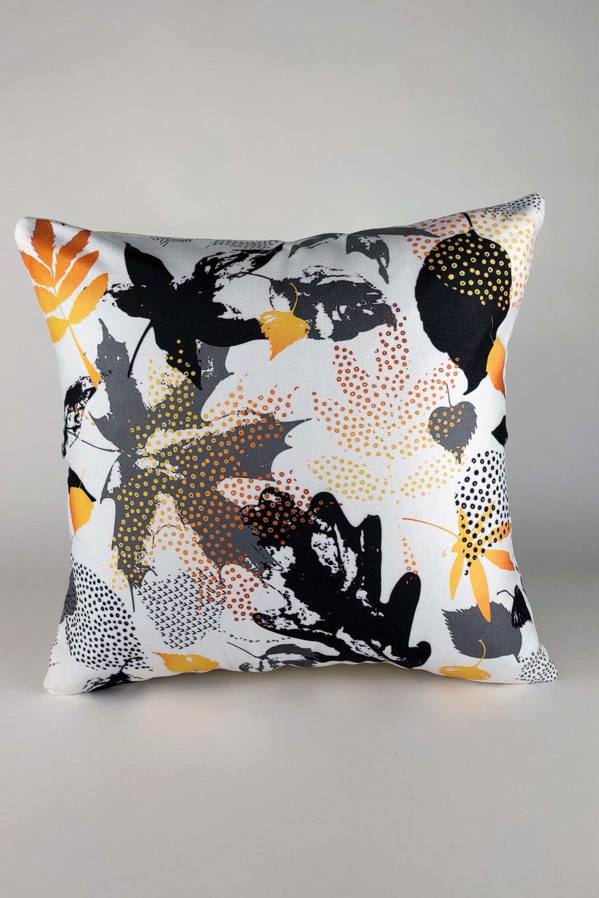 Yaprak Desen Kırlent Kılıfı -36